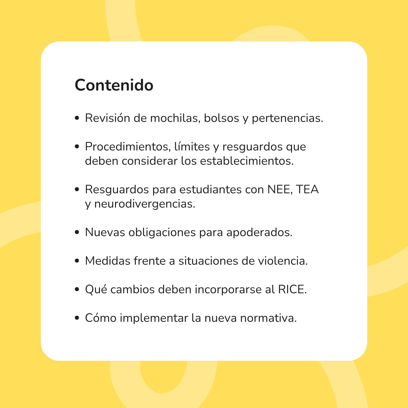 Nueva Ley de Escuelas Protegidas (Viernes 04/09 - 15:00 h)