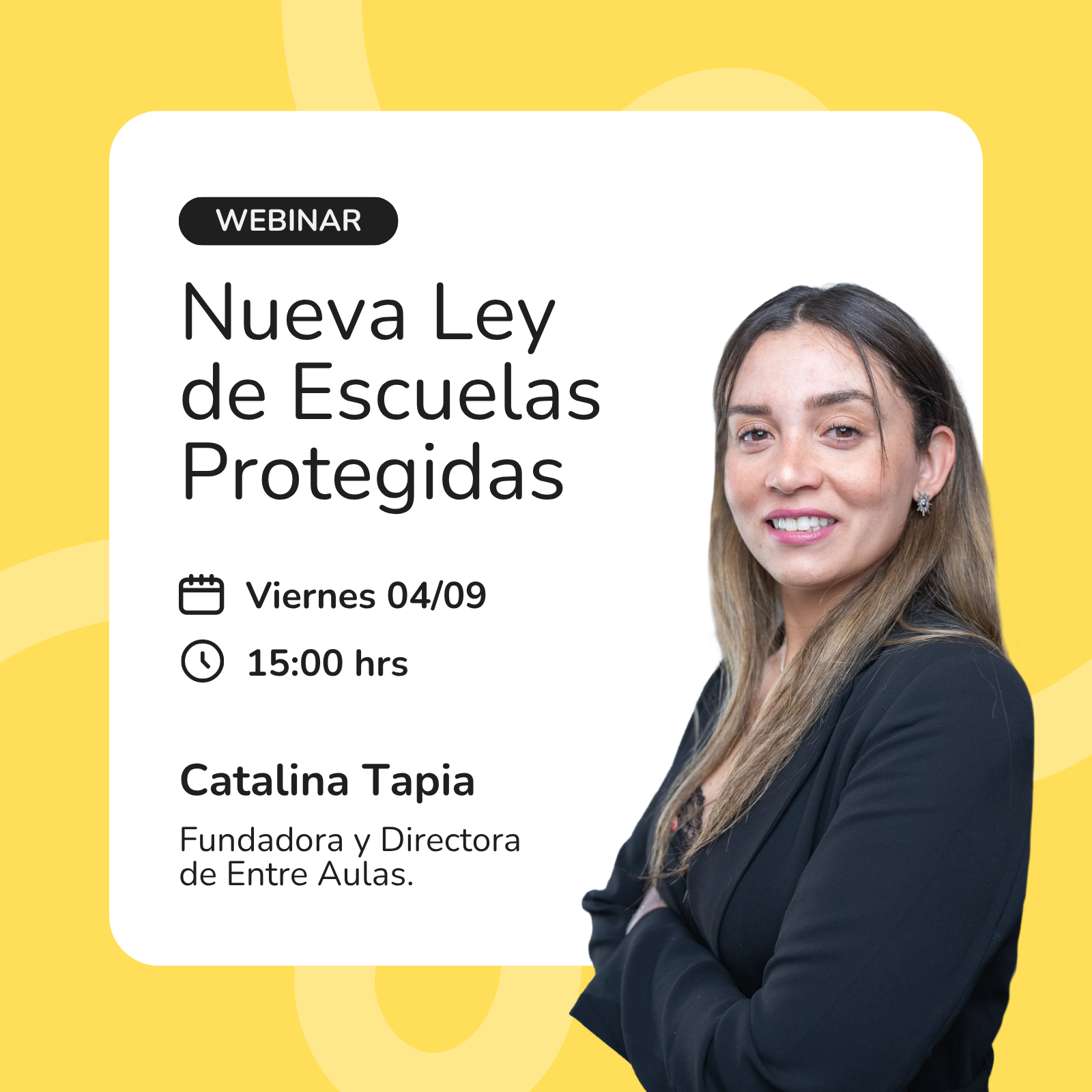 Nueva Ley de Escuelas Protegidas (Viernes 04/09 - 15:00 h)